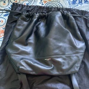 Saint Laurent bucket backpack